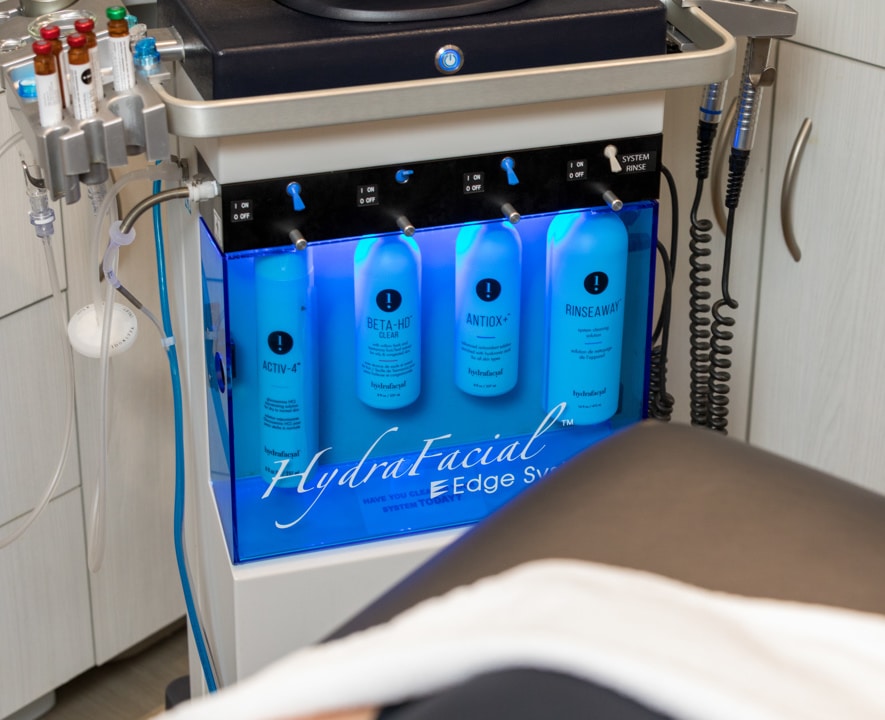 HydraFacial solutions in machine